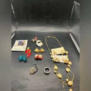 Estate costume jewelry lot